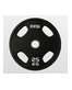Диск олимпийский обрезиненный BRONZE GYM BG-PA-PL-P250 черный, 25 кг
