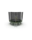JUMP External 10ft (Green) Батут с внешней сеткой и лестницей, диаметр 10ft (зеленый)