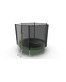 JUMP External 10ft (Green) Батут с внешней сеткой и лестницей, диаметр 10ft (зеленый)