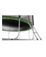 JUMP External 10ft (Green) Батут с внешней сеткой и лестницей, диаметр 10ft (зеленый)