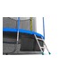 JUMP Internal 8ft (Sky). Батут с внутренней сеткой и лестницей, диаметр 8ft (синий) + нижняя сеть