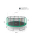Батут UNIX Line SUPREME BASIC 16 ft (green)