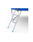 Батут с сеткой DFC PELPO 8ft с лестницей, BLUE