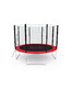 Батут с сеткой DFC PELPO 12ft с лестницей, RED