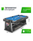 Игровой стол UNIX Line Трансформер 4 в 1 (204х112 cм) Black