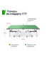 Профессиональный теннисный стол UNIX Line 25 mm MDF (Green)