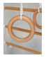 ДСК PERFETTO SPORT "Scala in legno con rete 1" bianco-naturale PS-128