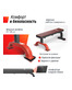 Скамья силовая горизонтальная UNIX Fit BENCH 120