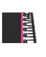Батут UNIX line FITNESS Pink  PRO (130 cm)