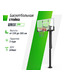 бБаскетбольная стойка стационарная UNIX Line B-Stand-TG 54"x32" R45 H230-305 см