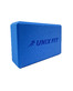 Блок для йоги и фитнеса UNIX Fit (200 г) 23 х 15 х 7 см, 1 шт, голубой